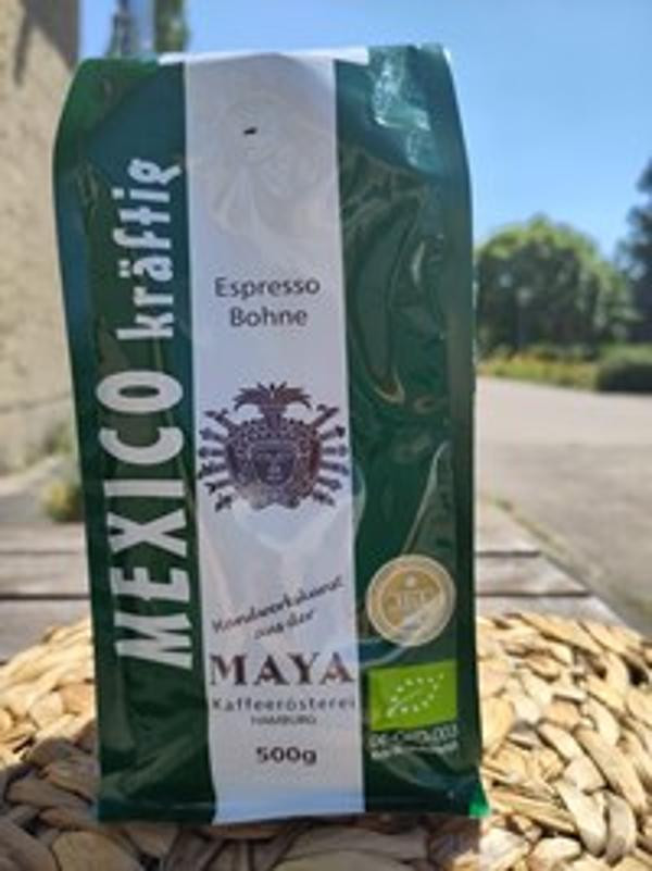 Produktfoto zu Espresso Mexico, kräftig, 500g ganze Bohnen