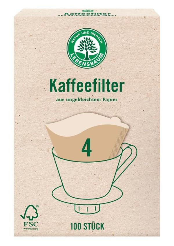 Produktfoto zu Kaffeefilter, Gr.4, 100 St.