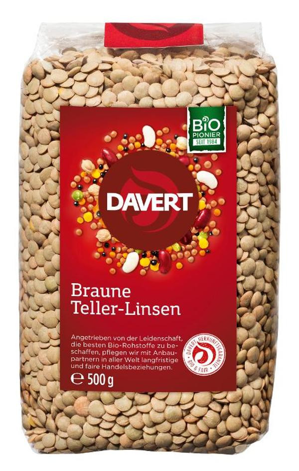 Produktfoto zu Braune Linsen, 500g