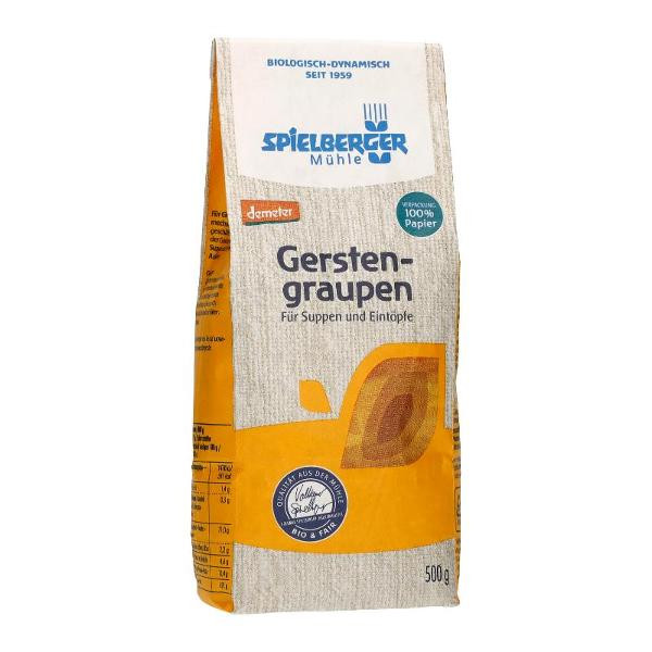 Produktfoto zu Gerstengraupen geschält, 500g