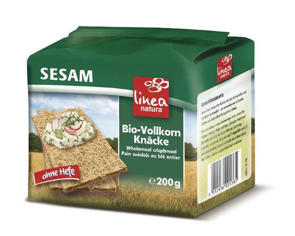 Produktfoto zu Sesam Knäcke Vollkorn, 200g