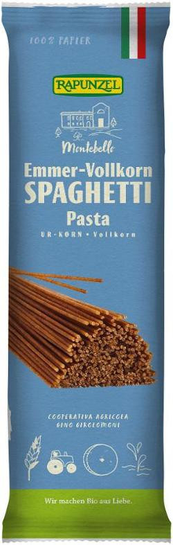 Produktfoto zu Emmer Spaghetti Vollkorn, 500g