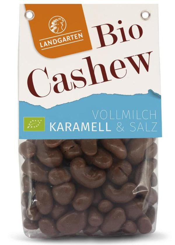 Produktfoto zu Cashews in Vollmilch Karamel & Salz, 170g