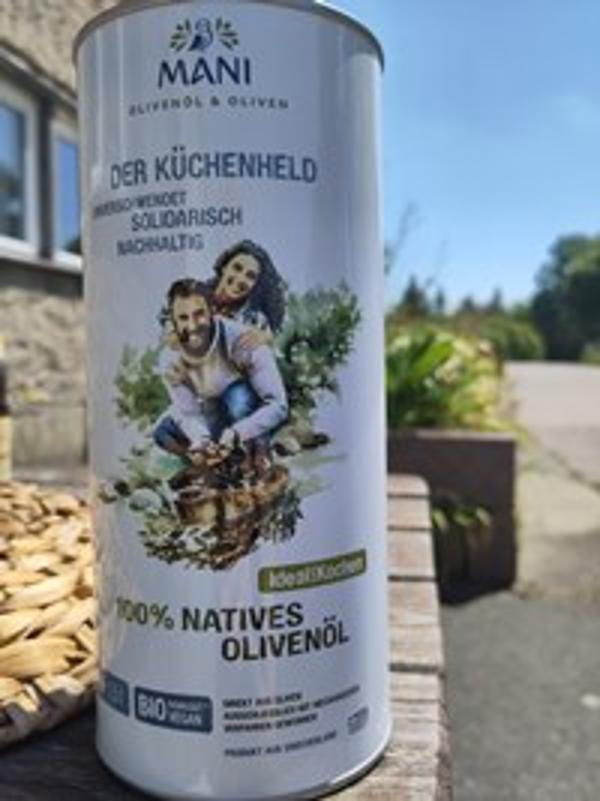 Produktfoto zu Mani Olivenöl Küchenheld 1,5 L