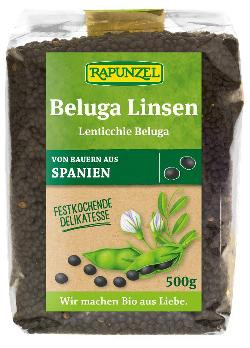 Produktfoto zu Beluga-Linsen, schwarz, 500g