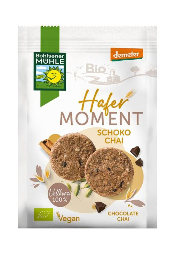 Produktfoto zu Hafer Moment Keks Schoko Chai 125g