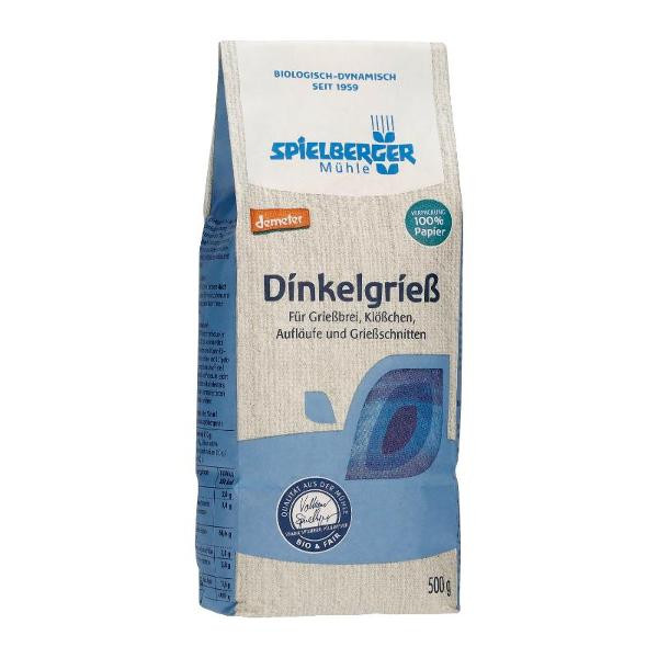 Produktfoto zu Dinkelgrieß, 500g