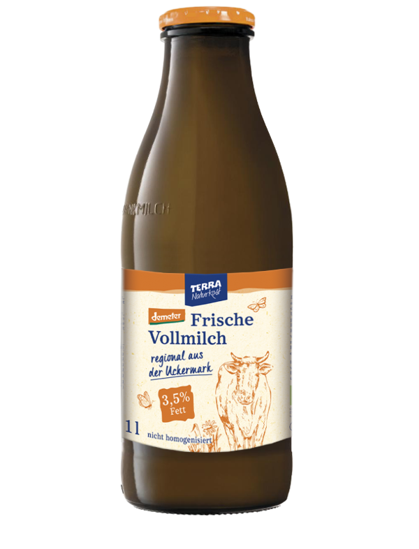 Produktfoto zu Vollmilch in der Flasche, 1Ltr