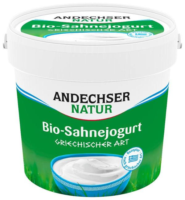 Produktfoto zu 1kg Griechischer Sahnejoghurt im Eimer, 10%