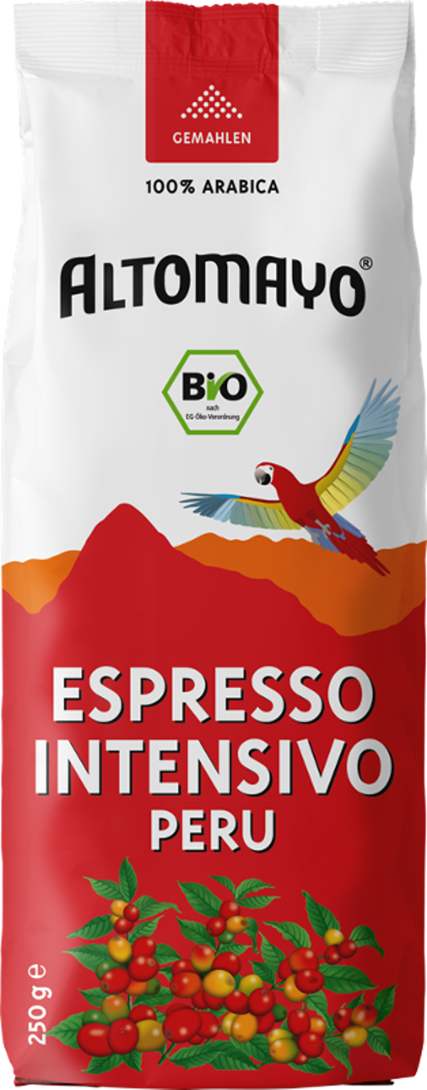 Produktfoto zu Espresso Altomayo, gemahlen, 250g