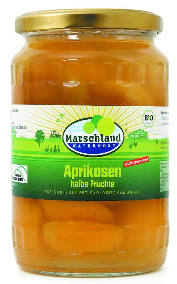 Produktfoto zu Aprikosen, halbe Frucht im Glas 720ml ATG 370g