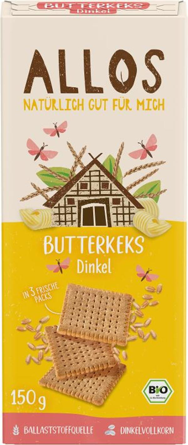 Produktfoto zu Dinkel Butterkekse, 150g