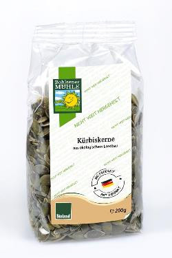 Produktfoto zu Kürbiskerne, dunkelgrün, 200g