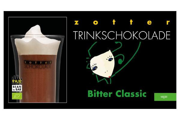 Produktfoto zu Zotter Bitter Classic Trinkschokolade 5x22g