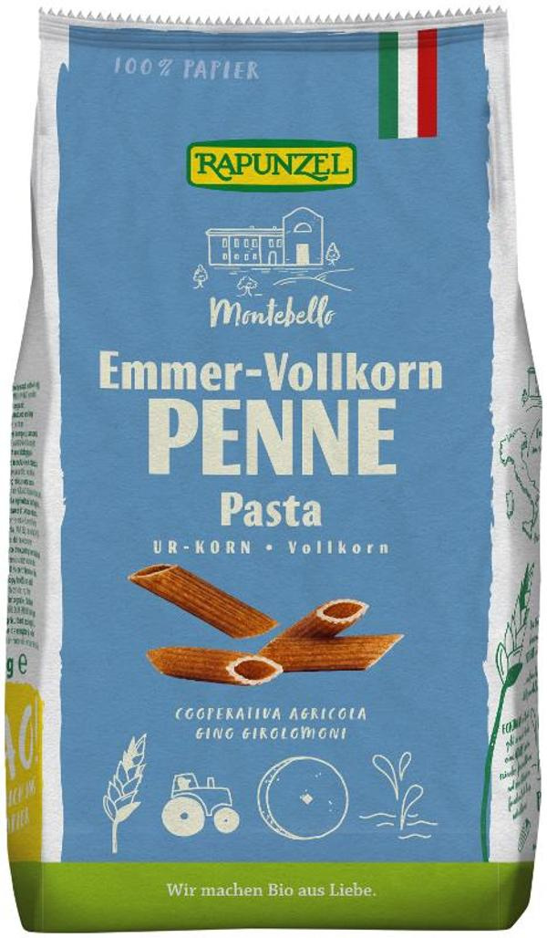 Produktfoto zu Emmer Penne Vollkorn, 500g