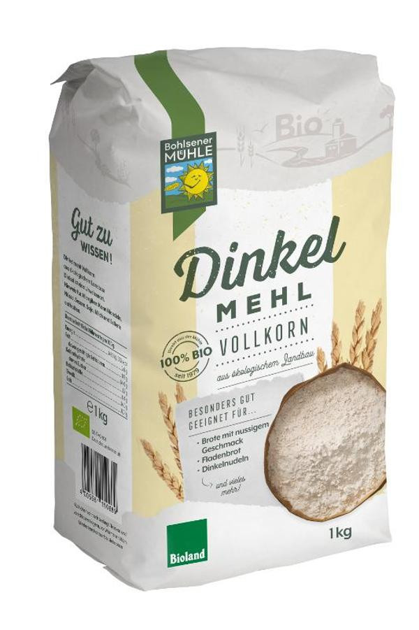 Produktfoto zu Dinkelvollkornmehl, 1kg